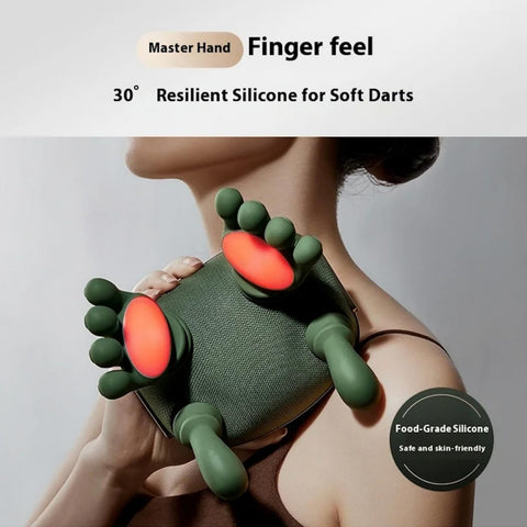 Neck and shoulder massager - Rechargeable knead with heat therapy