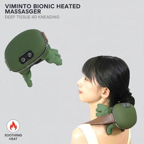 Neck and shoulder massager - Rechargeable knead with heat therapy